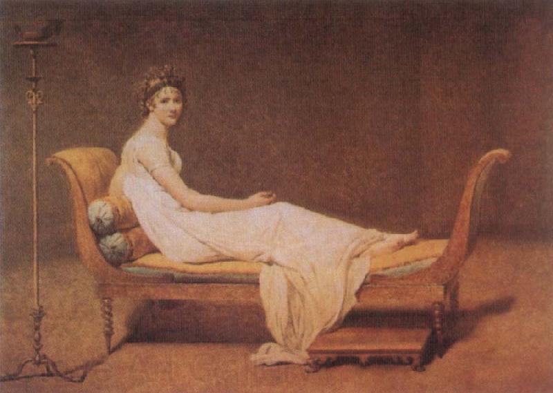 Jacques-Louis David Madame Recamier